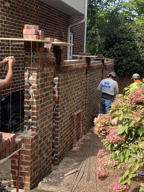 Brick Privacy Wall Installation in Brookhaven, GA (4)
